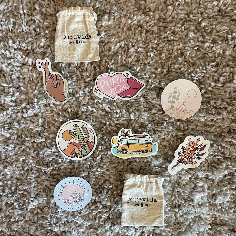 Pura Vida Sticker Collection
